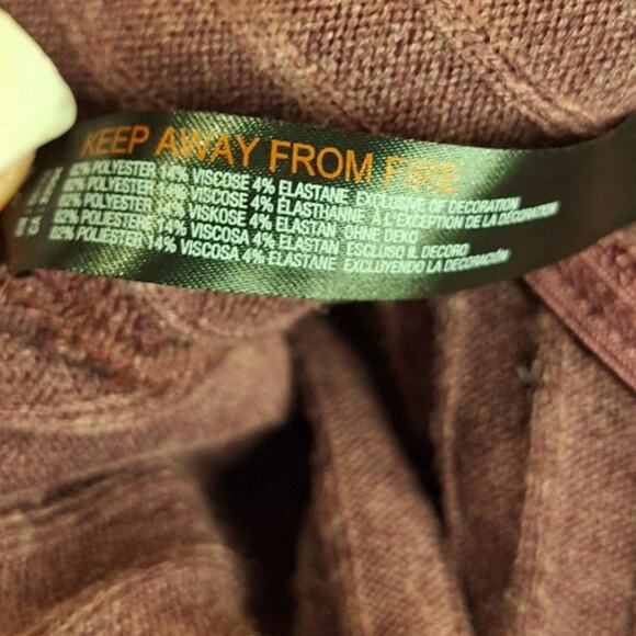 Urban outfitters out from under NEW Lila Brushed rib wrap top maroon red soft - Picture 4 of 6